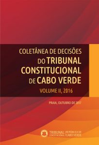 Capa Web Coletânea Tribunal Constitucional